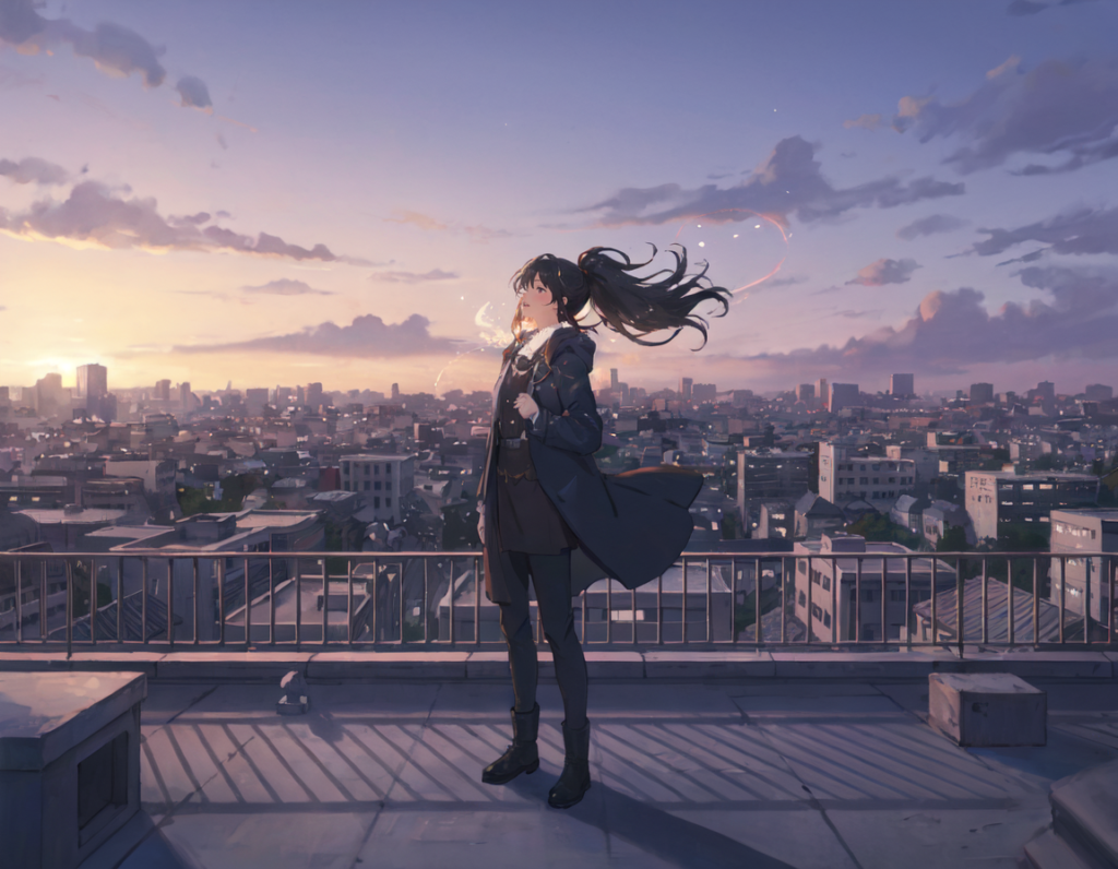 『異界の月のソプラニスタ』の挿絵。創作ファンタジー小説